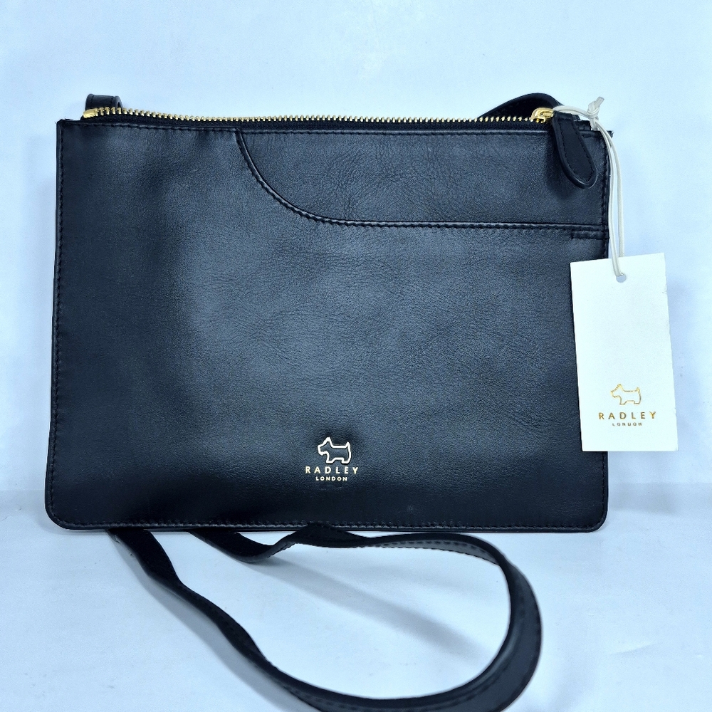 RADLEY LONDON Black Leather Crossbody Bag - Picture 9 of 10